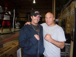 At Extreme Couture MMA Gym, Las Vegas, NV. with the Champ Randy “The Natural” Couture